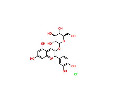 矢車菊素-3-O-葡萄糖苷|7084-24-4