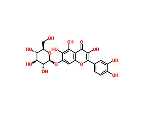 槲皮萬(wàn)壽菊素-7-O-β-吡喃葡萄糖苷|548-75-4