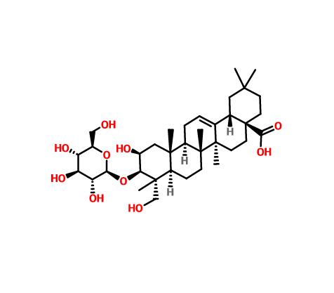 貝萼皂苷元-3-O-β-D-吡喃葡萄糖苷|104513-86-2