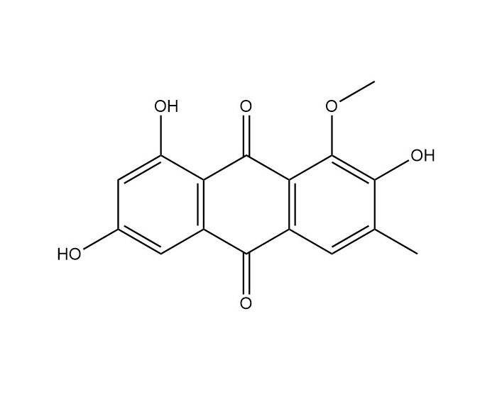 2-羥基-大黃素-1-甲醚|346434-45-5